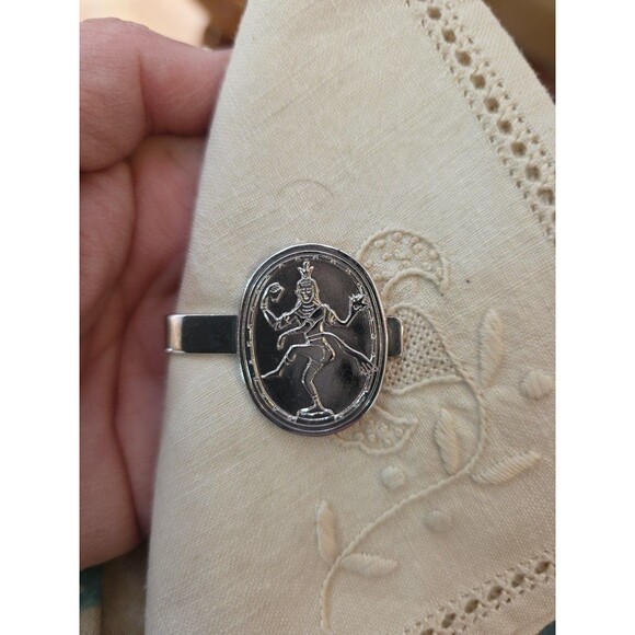 VTG Swank Mens Tie Clip Thai Goddess Necktie Accessory - Picture 2 of 4
